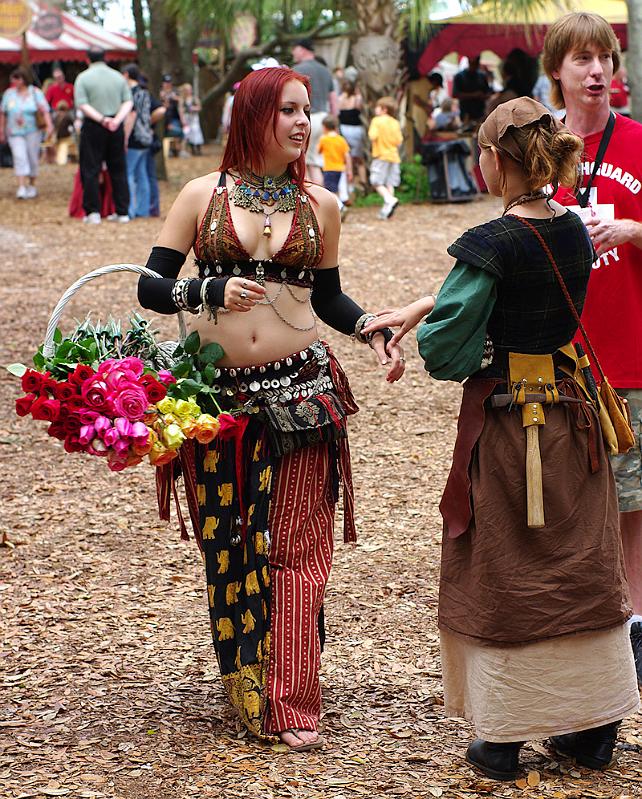 barf4.jpg - All of the costumes are colorful but some are more interesting than others.  Bay Area Renaissance Festival 2008